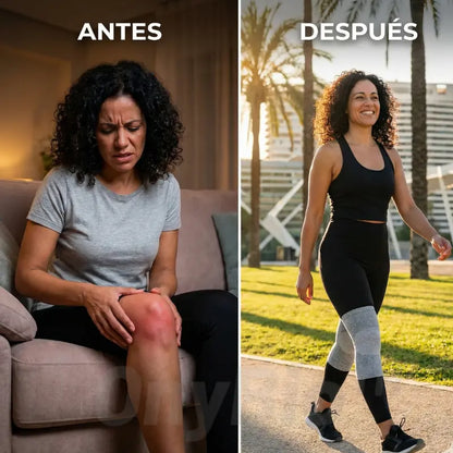 Onybio™ Rodillera de Compresión en Bambú Natural