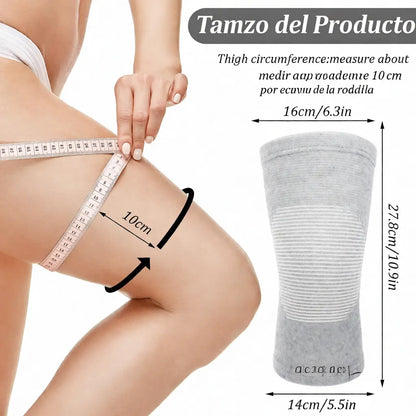 Onybio™ Rodillera de Compresión en Bambú Natural